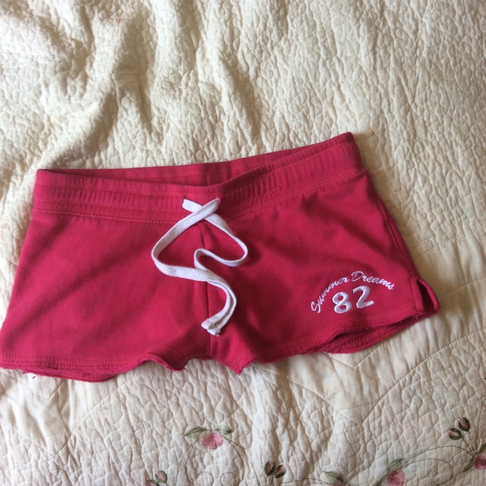 Pink short shorts